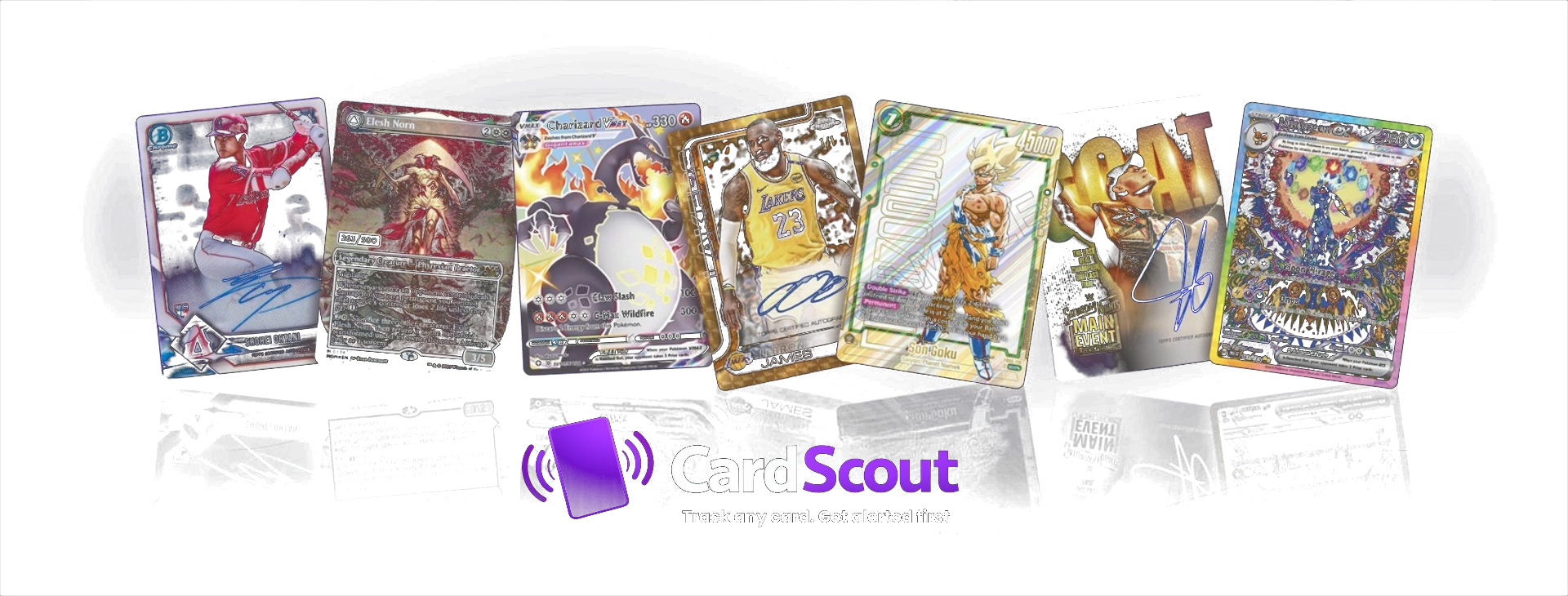 CardScout dealer dashboard showing inventory value, open deals, and live listings